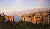 Ruins of the Roman Theatre at Taormina, Sicily by William Stanley Haseltine